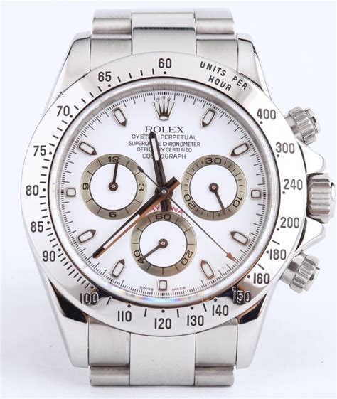 white faced rolex daytona